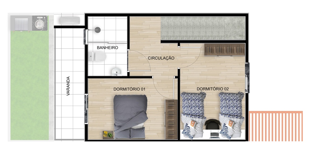 Planta tipo C - Superior