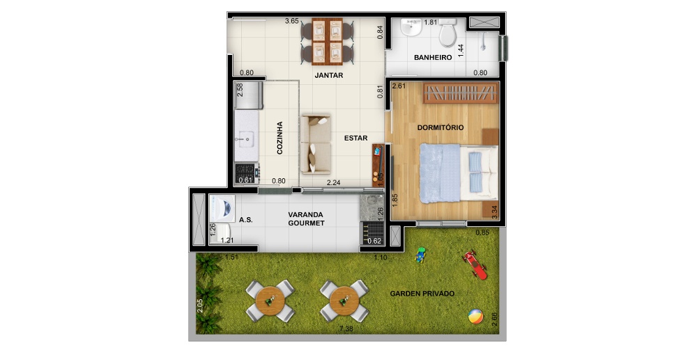 Planta Tipo 1 Garden