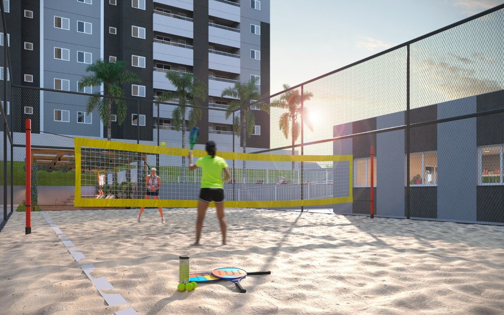 Perspectiva artística do Beach Tennis